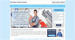Desktop Screenshot of plumber-grandpraire.com